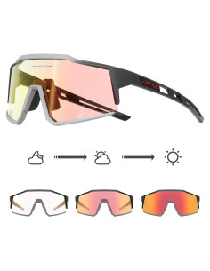 Gafas de Ciclismo KAPVOE K9022 Fotoquímicas UV400