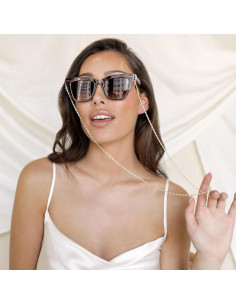 Correa de Gafas Ettika Dorada 77.5 cm Joyería para Mujeres 2