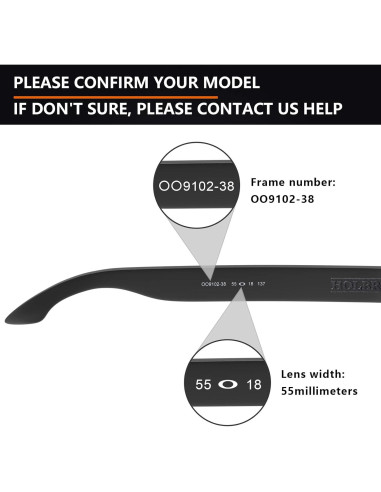 Lentes Polarizados Alphax para Oakley Holbrook - Marrón