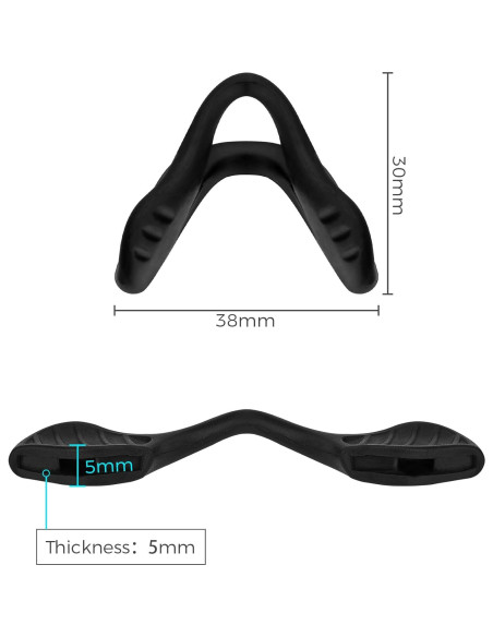 Almohadillas Nasales de Reemplazo HILEEN para Gafas Oakley