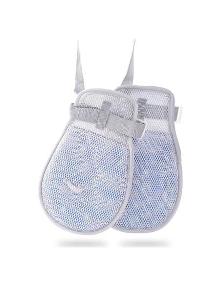 Mittens de restricción médica WONDSIGHIN malla grande 2 piezas
