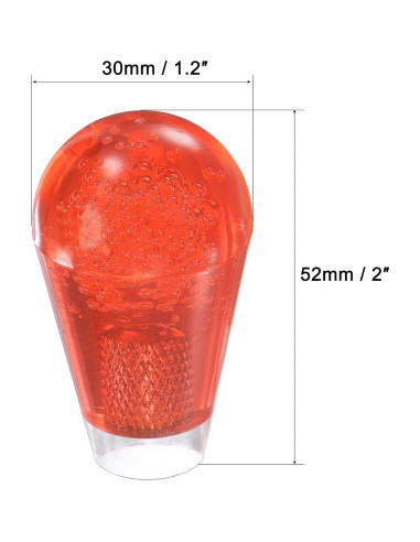 Mango de Joystick Elíptico uxcell para Arcade M6 52x30mm