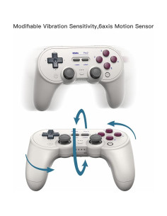 Controlador Bluetooth 8Bitdo Pro 2 Rojo - Para Switch y PC 2