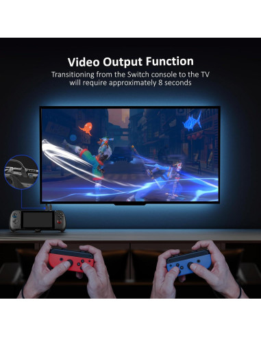 Controlador NexiGo Gripcon HDMI para Nintendo Switch OLED