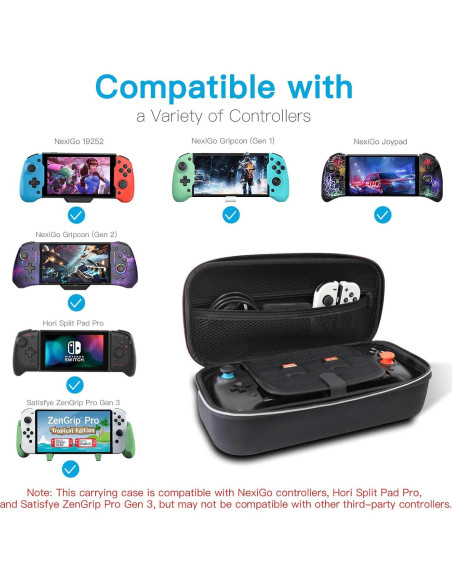 Controlador NexiGo Gripcon HDMI para Nintendo Switch OLED