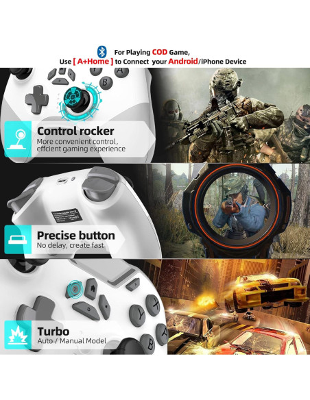 Controladores de Juego Inalámbricos Aghi para Nintendo Switch