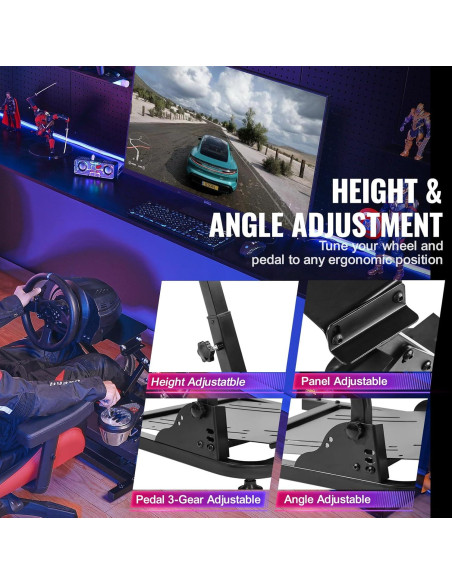 Soporte de Volante VEVOR G920 Ajustable para Simuladores