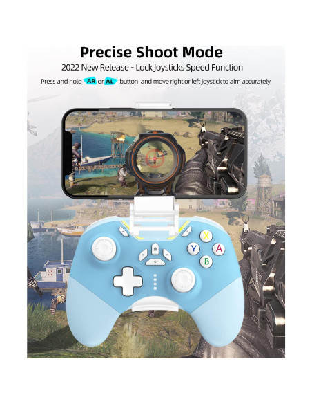 Controlador Bluetooth Aghi para Nintendo Switch y PC - 15H Juego