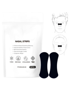 Tiras Nasales Fit Fusion Labs 30 Unidades Alivio Congestión