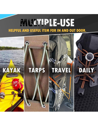 Cuerda Bungee PH PERKHOMY 0,32 cm x 15,24 m Negra