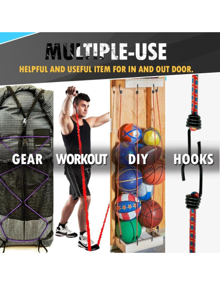 Cuerda Bungee PH PERKHOMY 0,32 cm x 15,24 m Negra