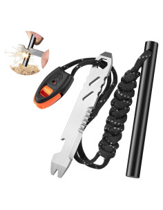 Kit de Supervivencia ITOKEY 9.8cm Iniciador de Fuego Multiusos