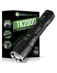 Linterna Táctica EcoGear FX TK2000 - 2000 Lúmenes, USB