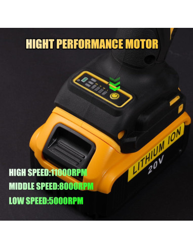 Amoladora Angular Sin Cable Lezwuatoolz 20V 200W 4-1/2"