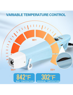 Pistola de Calor Amliber HG-004 400W LCD Control Temperatura 2