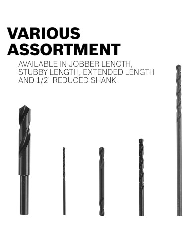 Broca de Oxido Negro BOSCH BL2641 7.1mm x 15.2cm para Metal
