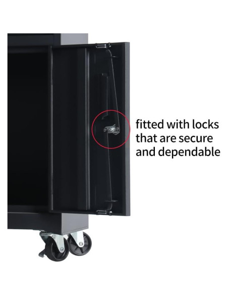 Carro de herramientas TANKSTORM TZ8 con 1 cajón y ruedas