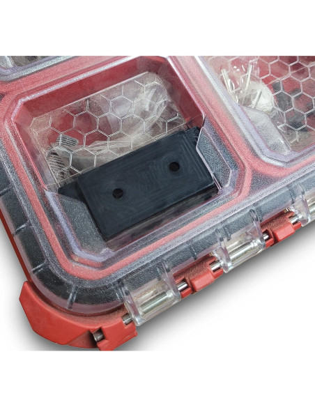 Placas de Montaje Milwaukee Packout | 10 Piezas | Negro