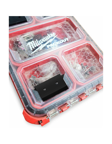 Placas de Montaje Milwaukee Packout | 10 Piezas | Negro