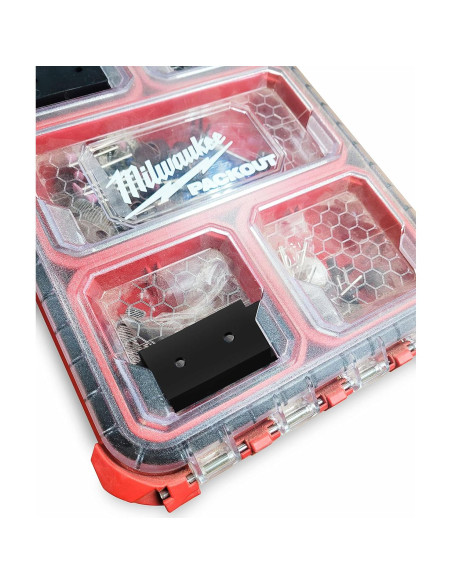 Placas de Montaje Milwaukee Packout | 10 Piezas | Negro