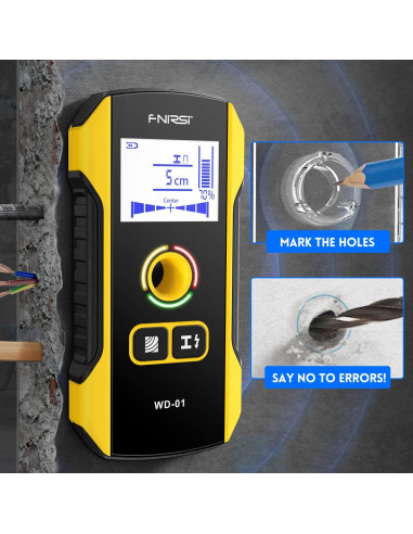 Buscador de Estudio FNIRSI WD-01 6 en 1 Detector de Pared