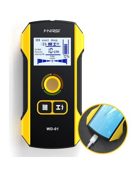 Buscador de Estudio FNIRSI WD-01 6 en 1 Detector de Pared