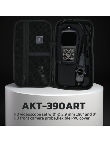 Endoscopio Aokiinn AKT-390ART 3.9mm con luz LED y pantalla