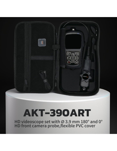 Endoscopio Aokiinn AKT-390ART 3.9mm con luz LED y pantalla