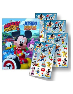 Libro para Colorear Disney Bendon Mickey Autos Locos 96 Páginas