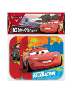 Decoraciones de Papel Disney Cars Unique - 10 Piezas