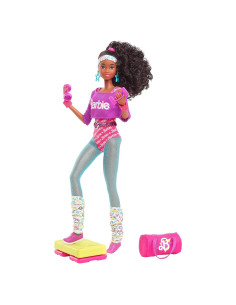 Muñeca Barbie Rewind 80s Mattel Trabajando con Accesorios
