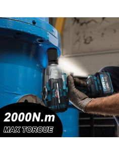 Llave de Impacto Inalámbrica AUTOJARE 3/4" 2000 N.m con 2 Baterías 2