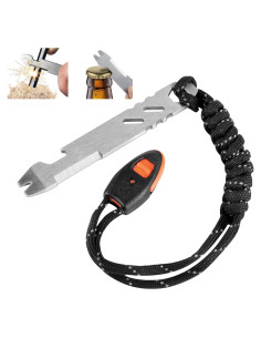 Kit de Supervivencia ITOKEY con Varilla de Ferro 9.8 cm