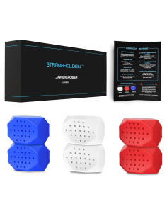 Ejercitador de Mandíbula Strongholden - 3 Niveles de Resistencia