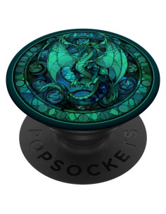 Soporte PopSockets Dragón de Vidrio Templado 10.9x8.6 cm