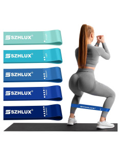 Conjunto de Bandas de Resistencia SZHLUX 5 Niveles Azul