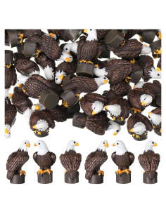 50 Mini Águilas Calvas de Resina Soulchen Decoración Patriótica