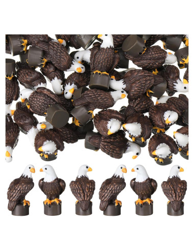 50 Mini Águilas Calvas de Resina Soulchen Decoración Patriótica