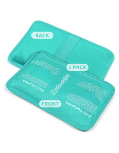 Bolsa de Hielo Gel Reutilizable Yunqixin 19.56x12.45cm Verde