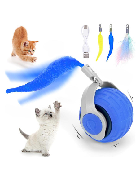 Juguete Interactivo para Gatos Eisfiel Speedy Tail 2.0 Azul