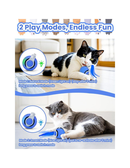 Juguete Interactivo para Gatos Eisfiel Speedy Tail 2.0 Azul