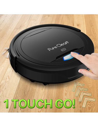 Aspiradora Robot Pure Clean Pyle PUCRC26B.9 - 90 Min de Batería