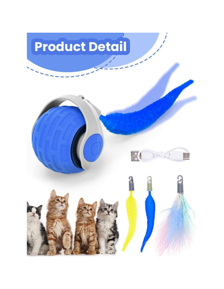 Juguete Interactivo para Gatos Eisfiel Speedy Tail 2.0 Azul