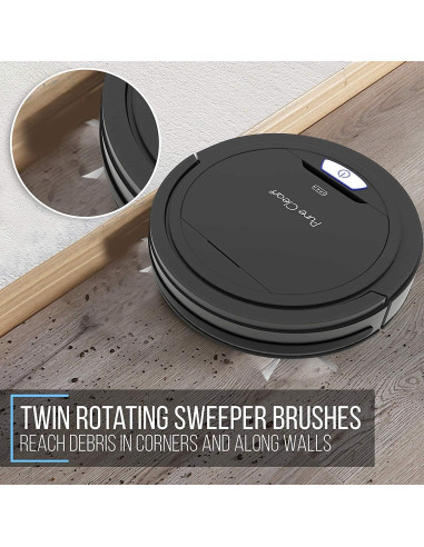 Aspiradora Robot Pure Clean Pyle PUCRC26B.9 - 90 Min de Batería