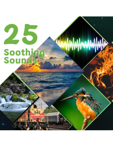 Máquina de Ruido Blanco Sleepbox SWN-H1 25 Sonidos 32 Volumen