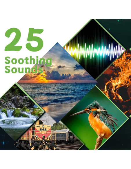 Máquina de Ruido Blanco Sleepbox SWN-H1 25 Sonidos 32 Volumen Máquina de Ruido Blanco Sleepbox SWN-H1 25 Sonidos 32 Volumen