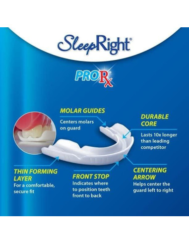 Protector Dental SleepRight ProRX Ultra Delgado para Bruxismo