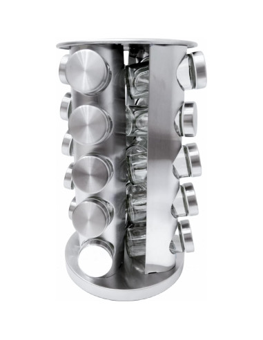 Organizador de Especias Giratorio Ayedvan con 20 Frascos de 90ml