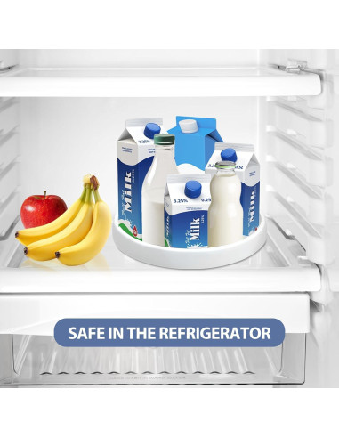 Set de 4 Organizadores Lazy Susan Puiuisoul 25,4 cm Antideslizante