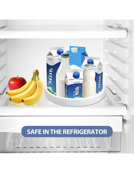 Set de 4 Organizadores Lazy Susan Puiuisoul 25,4 cm Antideslizante